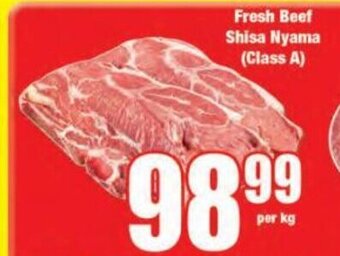 Boxer Fresh Beef Shisa Nyama (Class A) per kg offer
