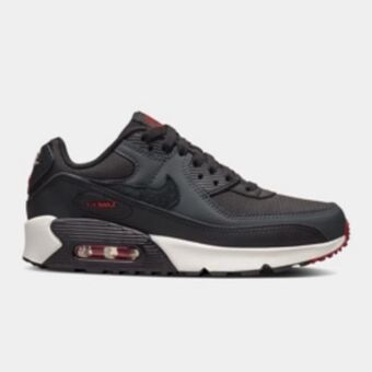 Sportscene Nike junior air max 90 ltr grey/red sneaker offer