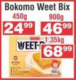 Advance Cash n Carry Bokomo Weet-Bix 450g offer