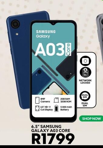 Ackermans 6.5" samsung galaxy a03 core offer
