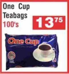 Advance Cash n Carry One Cup Teabags 100's offer