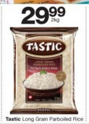Tastic Long Grain Parboiled Rice 2kg