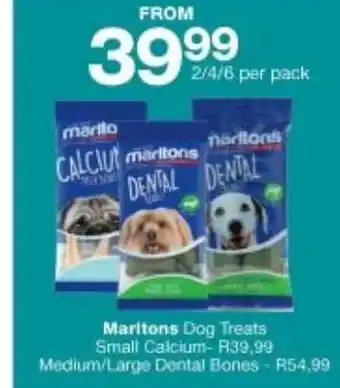 Checkers Marltons Dog Treats Small Calcium offer