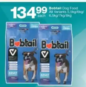 Bobtail Dog Food All Variants 5.5kg 6 kg 6.5kg 7kg 8kg offer at Checkers