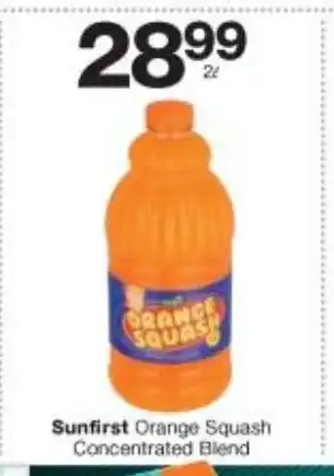 Checkers Sunfirst Orange Squash Concentrated Blend 2L offer