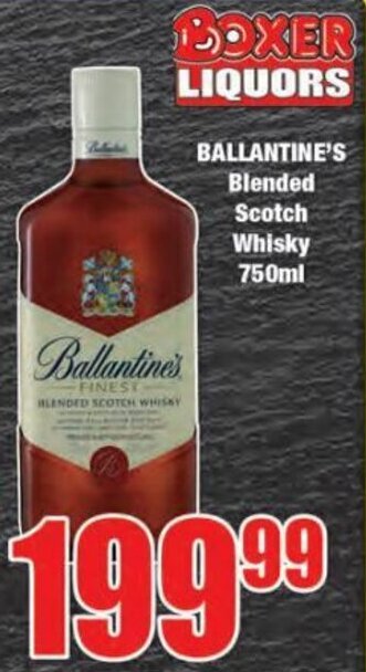 Ballantine's Blended Scotch Whisky 750ml