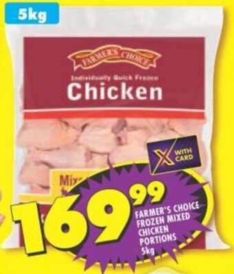 Shoprite Farmer's Choice Frozen Mixed Chicken Portions 5kg offer