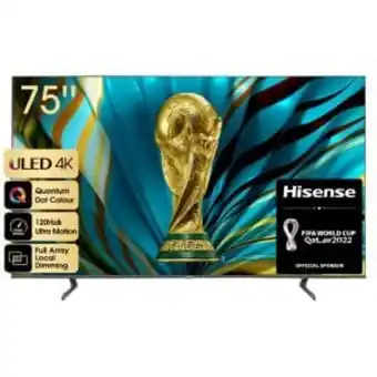 Hirsch's Hisense 189cm (75") direct led tv - 75u7h offer