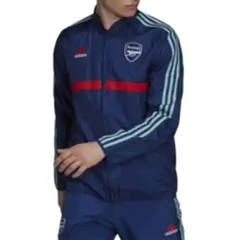 Totalsports Men's adidas arsenal icons woven blue jacket offer