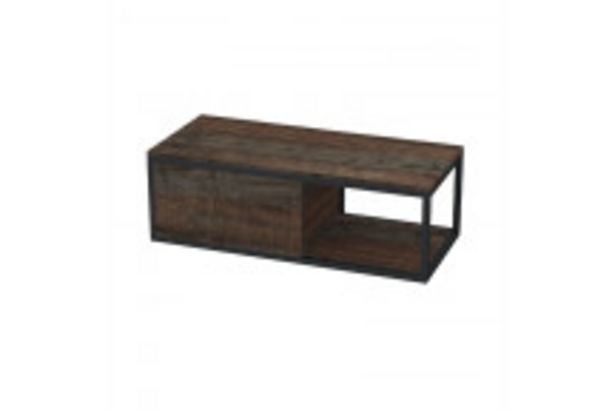 Bathroom Bizarre Ferro 1100 unit with door  - matt black steel and napoca offer