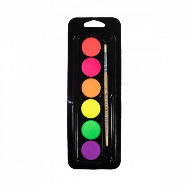 ToysRUs Dala neon water colour paint set with brush offer