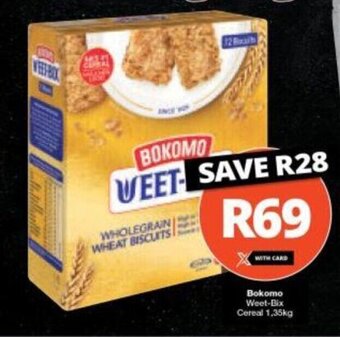 Checkers Bokomo Weet-Bix Cereal 1.35kg offer