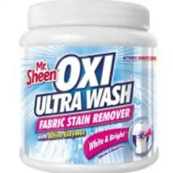 HiFi Corp Mr sheen oxi ultra wash white & bright fabric stain remover 400g offer