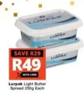 Lurpak Light Butter Spread 250g each
