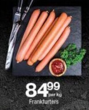 Checkers Frankfurters per kg offer