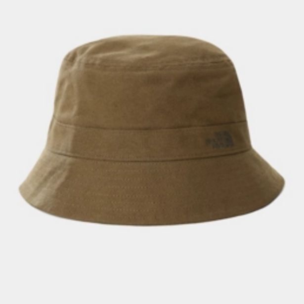 The north face mountain olive bucket hat offer at Sportscene