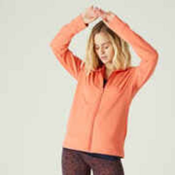 Decathlon Women's zip-up fitness hoodie 500 - red offer