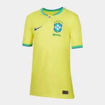 Totalsports Junior nike brazil stadium home 22/23 dri-fit soccer jersey offer