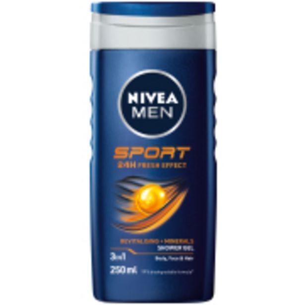 Shower gel sport 250ml offer at Clicks