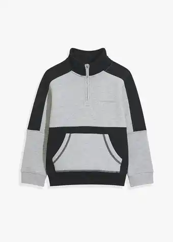 Woolworths Australian cotton spliced half zip sweatshirt offer