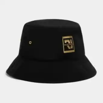 Markham Rj black monogram print reversible bucket hat offer