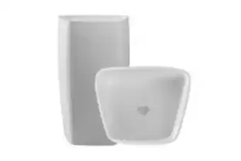 Ava pillar basin nth - gloss white 550*450*960mm (swmbas85nofgw)