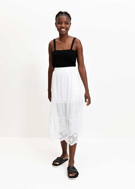 Woolworths Broderie cotton maxi skirt offer