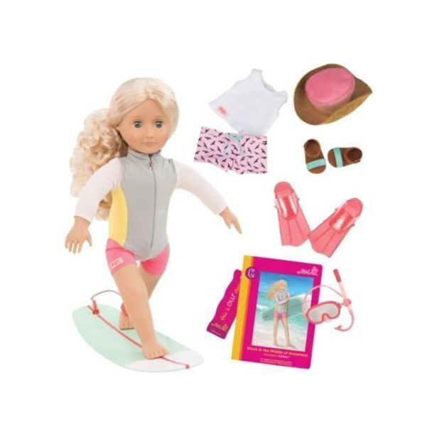 Toy Kingdom Coral surfer w nbook 45cm blonde offer