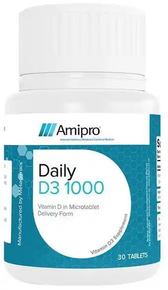 Amipro daily d3 1000 30's