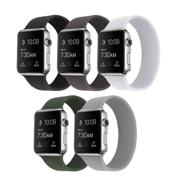 OneDayOnly Single braided silicone loop apple watch replacement strap offer