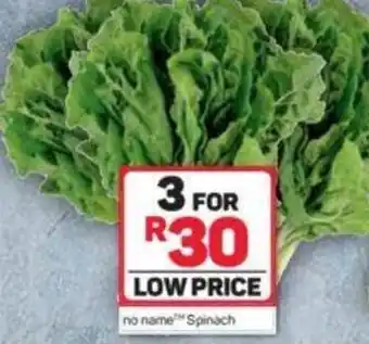 Pick n Pay No Name™ Spinach offer