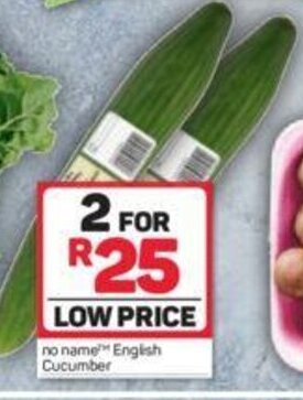 Pick n Pay No Name™ English Cucumber offer