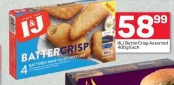 Pick n Pay I&J BatterCrisp Assorted 400g each offer