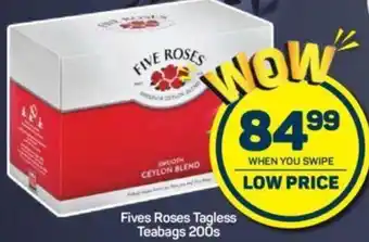 Pick n Pay Five Roses Tagless Teabags 200s offer