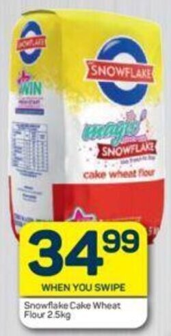 Pick n Pay Snowflake Cake Wheat Flour 2.5kg offer