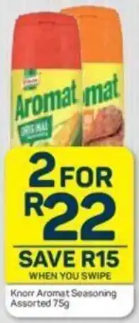 Pick n Pay Knorr Aromat Seasoning Assorted 75g offer