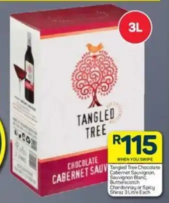 Tangled Tree Chocolate Cabernet Sauvignon, Sauvignon Blanc, Butterscotch Chardonnay or Spicy Shiraz 3 Litre each