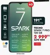 Edgars Tecno spark 7 pro 128gb offer