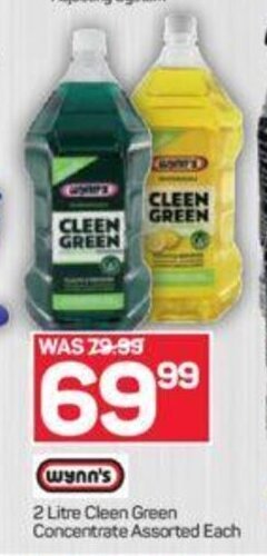 Pick n Pay Wynn's 2 Litre Cleen Green Concentrate Assorted each offer
