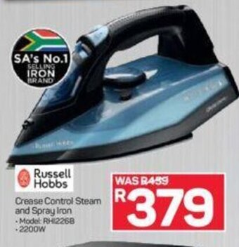 Pick n Pay Russell Hobbs Crease Control Steam and Spray Iron offer
