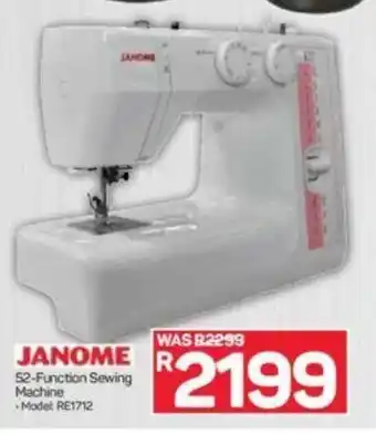 Pick n Pay Janome 52-Function Sewing Machine offer