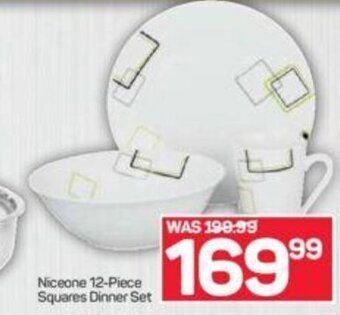 Pick n Pay Niceone 12-Piece Squares Dinner Set offer