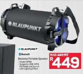 Pick n Pay Blaupunkt Bazooka Portable Speaker offer