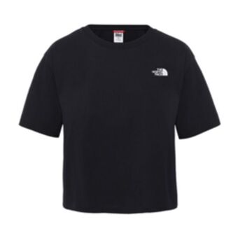 Totalsports Women's north face cropped simple dome black tee offer