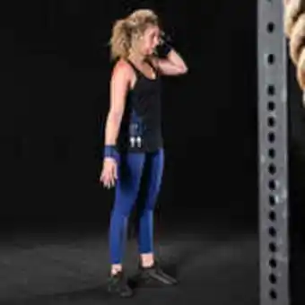 Decathlon Women's cross-training tank top - black offer