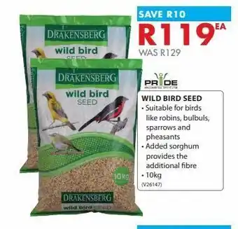 Chamberlain Wild bird seed offer