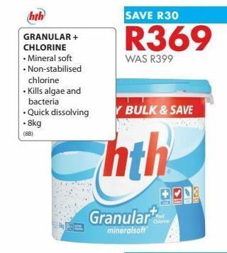 Chamberlain Granular + chlorine offer