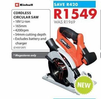 Chamberlain Cordless circular saw offer