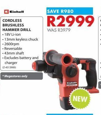 Chamberlain Cordless brushless hammer drill offer