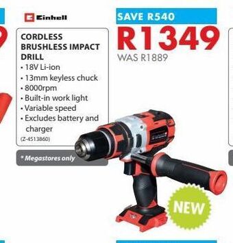 Chamberlain Cordless brushless impact drill offer